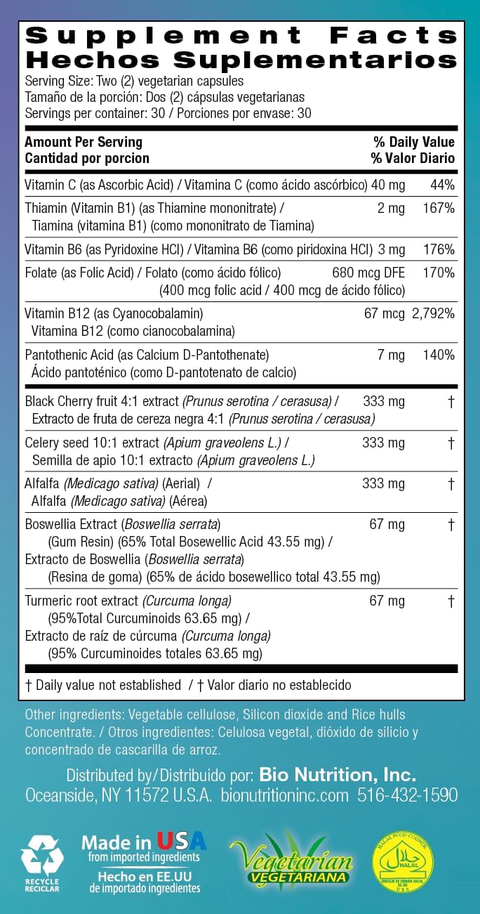 Bio Nutrition Urilow, 60 Cápsulas Vegetales