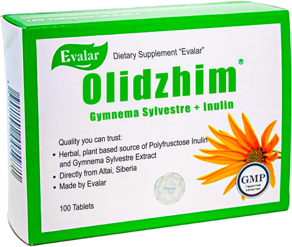 Evalar Gymnema Sylvestre Inulina Olidzhim Hierba 100 Comprimidos