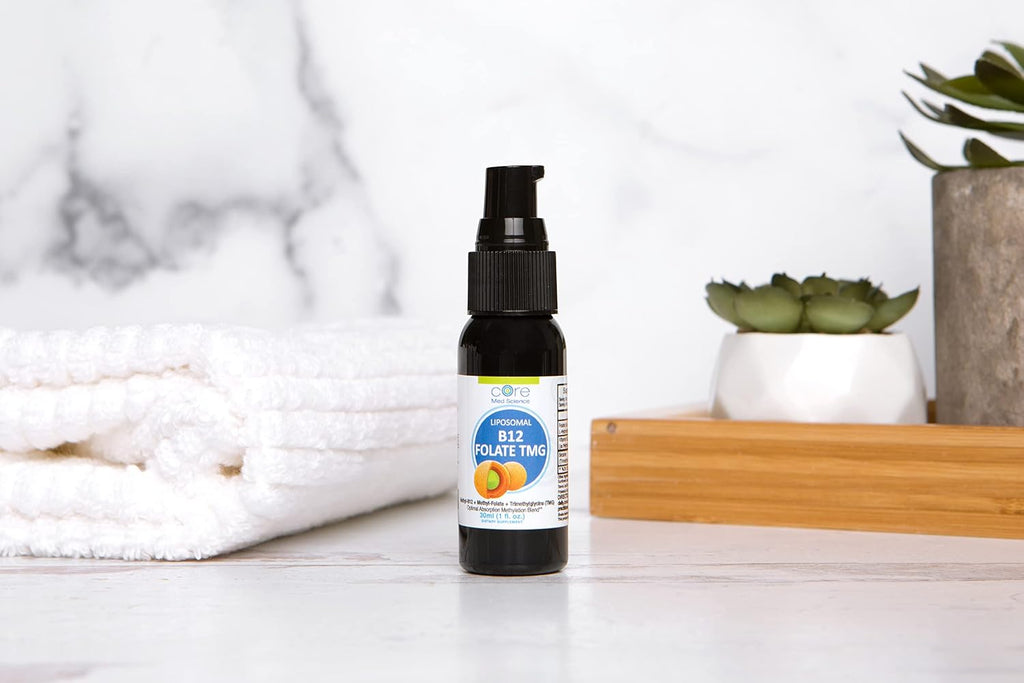 Core Med Science Liposomal B12 Folate TMG Liquid Spray