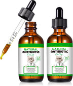 Antibióticos Naturales para Perros (2 Pack) - Suplemento Líquido a Base de Hierbas
