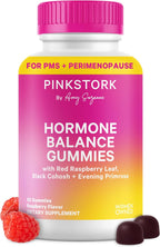 Pink Stork Gominolas de Equilibrio Hormonal para Mujeres – Apoyo para PMS, Menopausia y Premenopausia – 60 Gominolas Veganas
