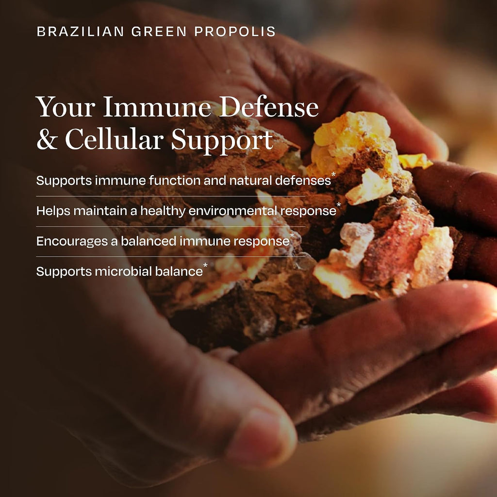 BioPure Propóleo Brasileño Verde – Extracto Puro Liofilizado – 60 Cápsulas
