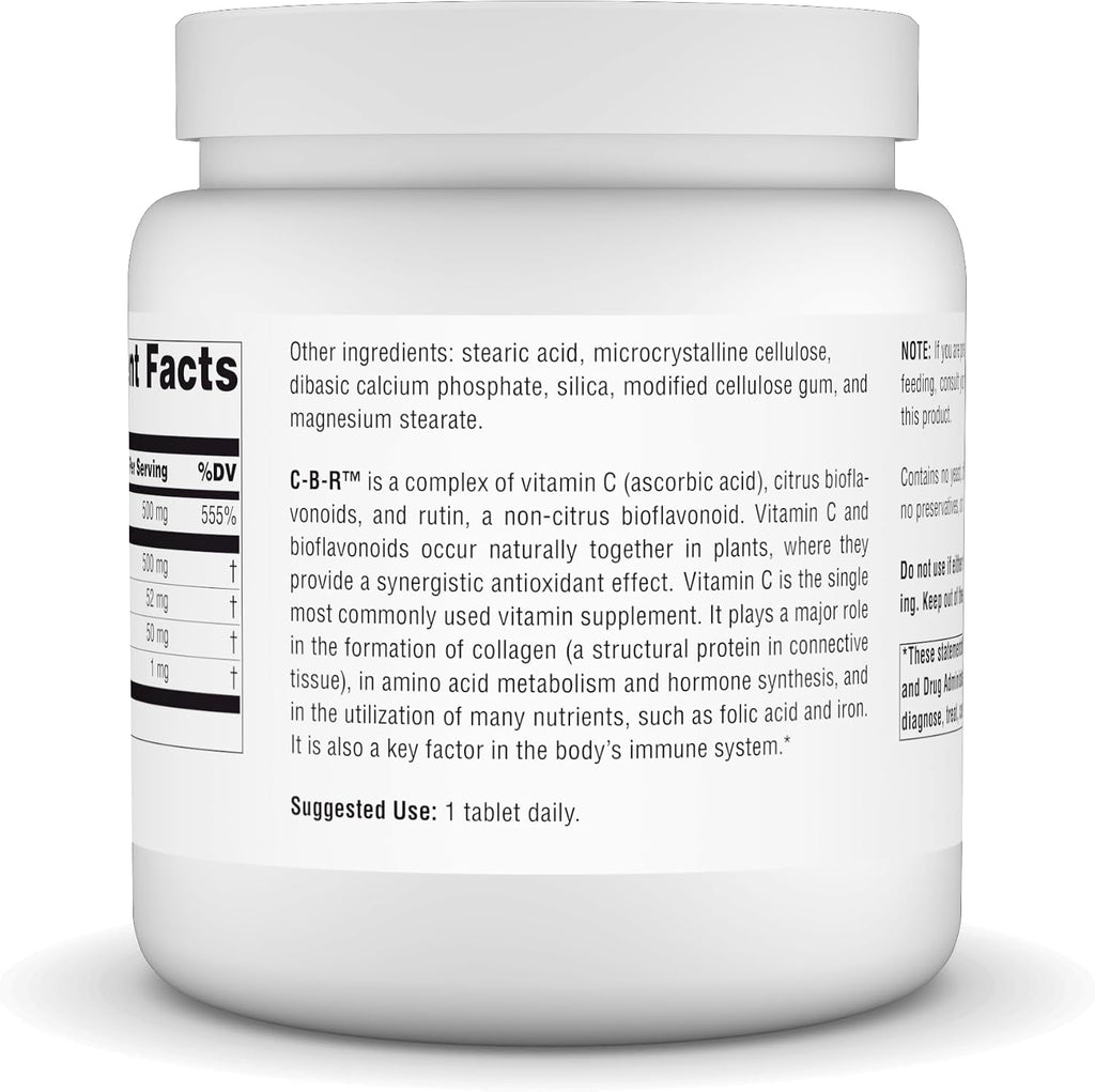 Source Naturals C-B-R - Complejo de Vitamina C y Bioflavonoides, 500 comprimidos