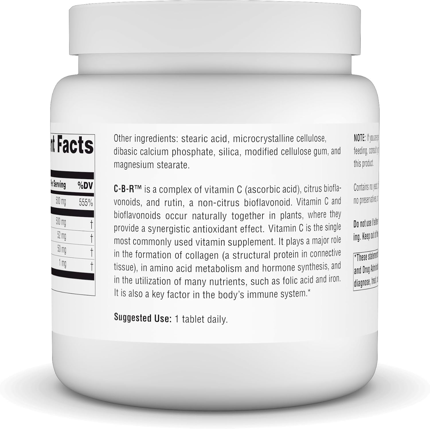 Source Naturals C-B-R - Complejo de Vitamina C y Bioflavonoides, 500 comprimidos