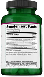 Vitanica CCDG Blend, 90 Cápsulas - Suplemento con Té Verde, Cúrcuma y DIM