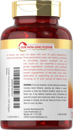 Carlyle Vitamina K2 D3 | 300 Cápsulas Blandas | 200 mcg K2 MK7 y 10,000 UI D3 | Sin Gluten, No-GMO