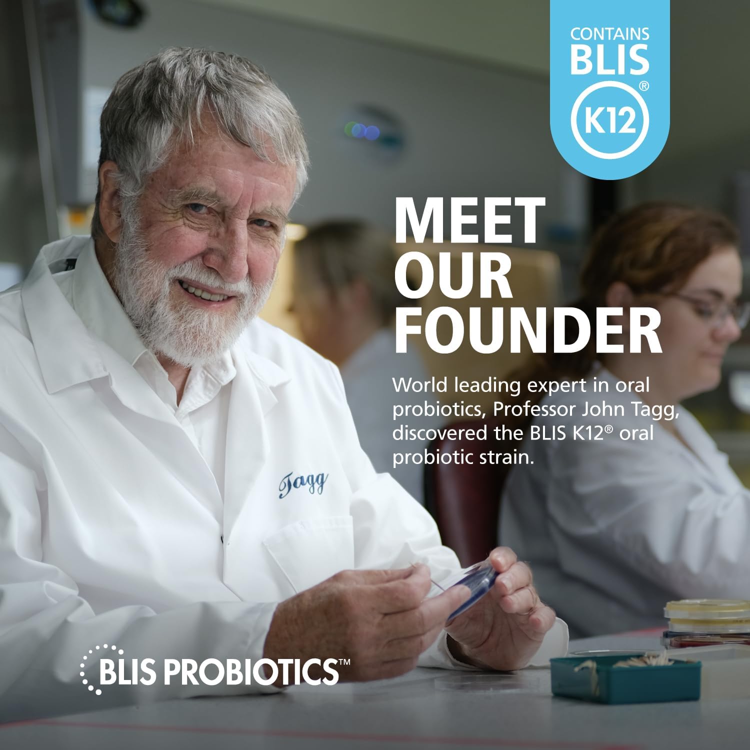 BLIS UltraBLIS Probióticos Orales K12 - Salud Inmune y Digestiva - 40 Pastillas sabor menta
