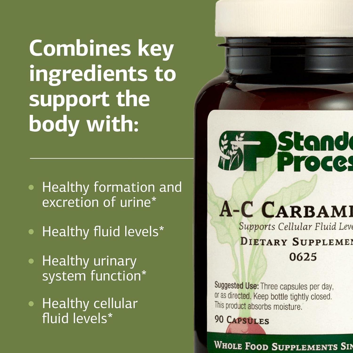 Standard Process A-C Carbamide - Apoyo a la salud urinaria - 90 cápsulas