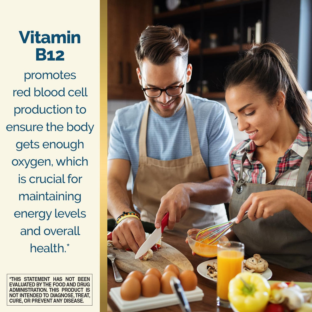 Nature's Wonder Vitamina B12 1000 mcg - Comprimidos de Liberación Prolongada (150 Comprimidos)