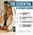 L-Methylfolate 15 mg plus Methyl B12 Cofactor - Líquido sublingual de alta potencia - Sabor a bayas orgánico