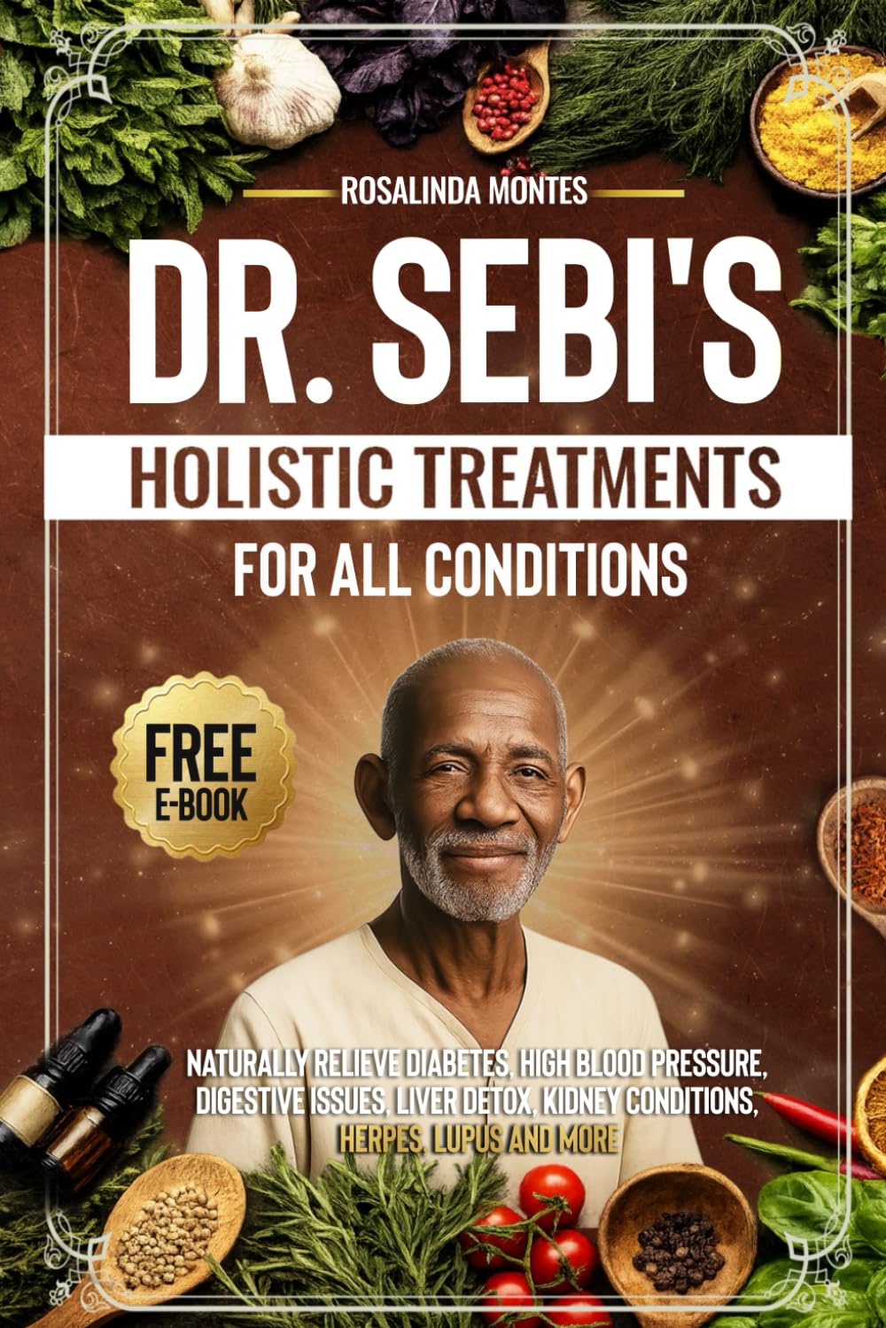 Dr. Sebi’s Tratamientos Holísticos para Todas las Condiciones: Aliviar Naturalmente la Diabetes, Hipertensión, Problemas Digestivos, Desintoxicación Hepática, Afecciones Renales, Herpes, Lupus y Más