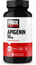 Force Factor Apigenin 50 mg, 60 cápsulas – Suplemento para la relajación y el estrés