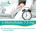Pacific Nature's L-Methylfolate 7.5mg (30 Cápsulas) - Forma Activa de Folato