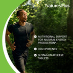 NaturesPlus Vitamina B12 2000 mcg - 60 comprimidos de liberación sostenida - Metilcobalamina activa