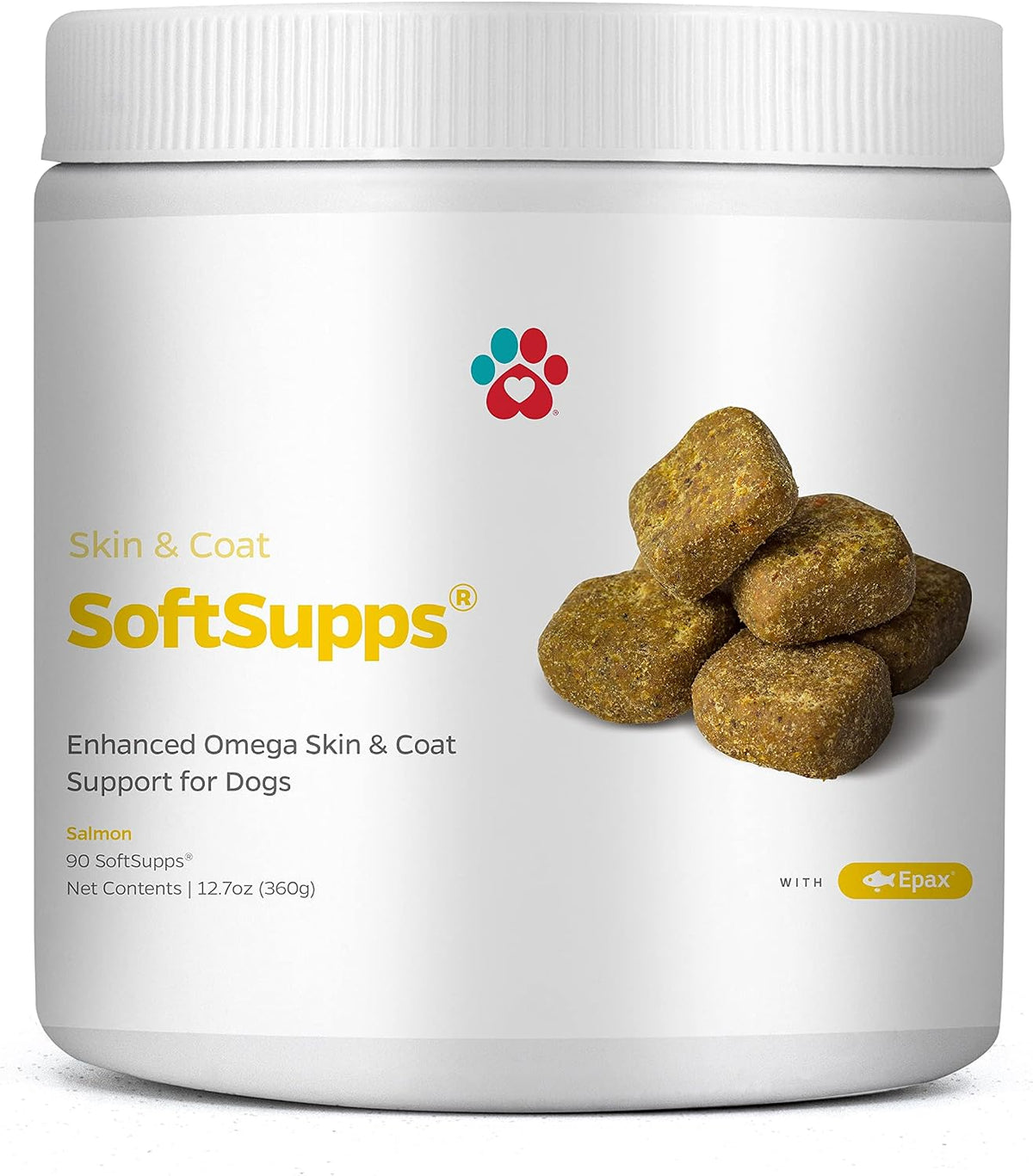 Pet Parents® Skin & Coat SoftSupps® Complemento para la piel y el pelo de perros con aceite de pescado Omega 3, vitamina E y – Image 1