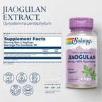 Solaray Jiaogulan Extracto de Raíz y Rizoma - 60 Cápsulas Vegetales