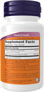 Now Supplements Calm & Focus con Zembrin® y GABA, Apoyo Cognitivo*, Clínicamente Validado, 60 Cápsulas Veganas