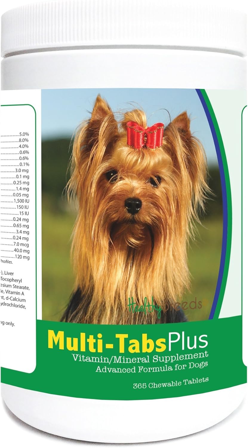 Healthy Breeds Yorkshire Terrier Multi-Tabs Plus Chews 365 Count
