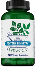 Vitanica FemTeen Symmetry: Multivitamínico para Adolescentes, Vegano, 120 Cápsulas