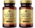 Solgar Vitamina B12 Sublingual 1000 mcg - 250 Nuggets (Pack de 2) - Sin Gluten, Vegano, Sin Lácteos, Kosher - 500 porciones totales