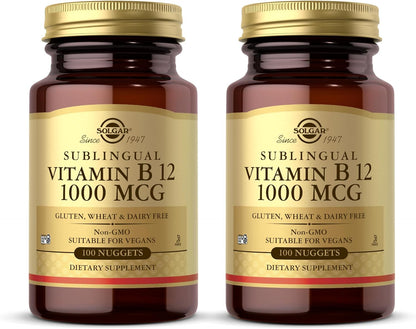 Solgar Vitamina B12 Sublingual 1000 mcg - – Metabolismo energético normal: La vitamina B12 contribuye al – Image 1