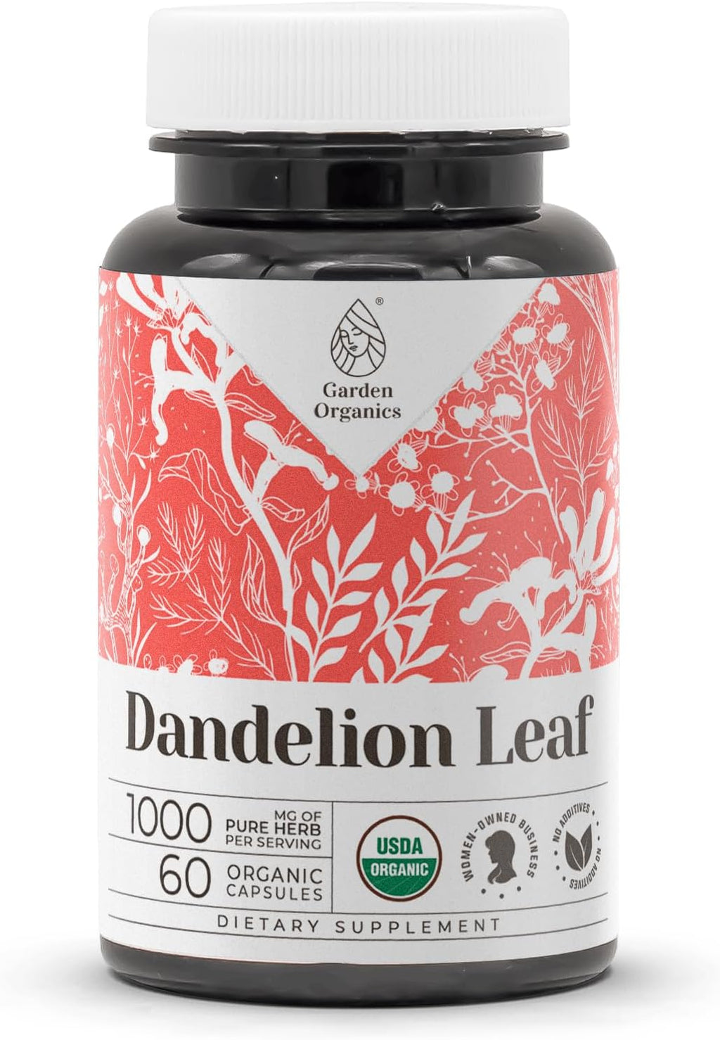 Diente de León Orgánico USDA 120 Cápsulas | Alta Potencia | Digestivo Natural