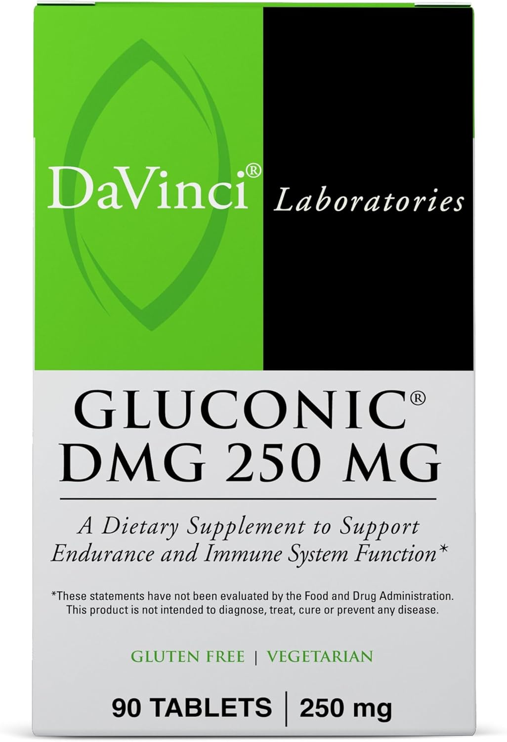 DAVINCI Gluconic DMG 250 mg - 90 Comprimidos Masticables