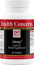 Health Concerns EPAQ – Aceite de Krill 1000 mg – Salud Cerebral y Cardiovascular – 60 Cápsulas Blandas