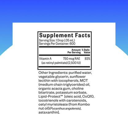 Seeking Health Gotas de Vitamina A - – Contribuye al funcionamiento normal del sistema inmunitario. – Image 2