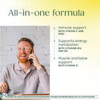 MegaFood Multivitamin for Men 40+ - Multivitamínico Diario para Hombres, 30 Comprimidos