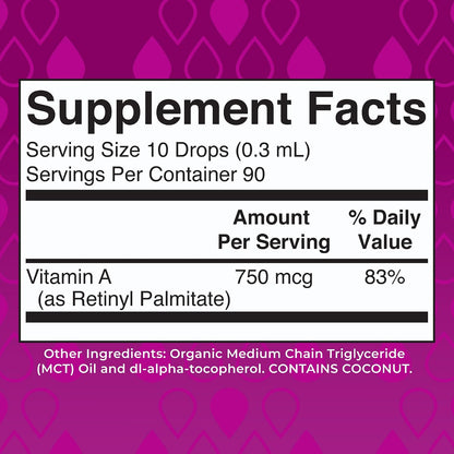 MaryRuth's Organics Gotas Líquidas Orgánicas de Vitamina A | 3 Meses de Suministro | Salud Ósea para Mayores de 14 Años | – Image 2