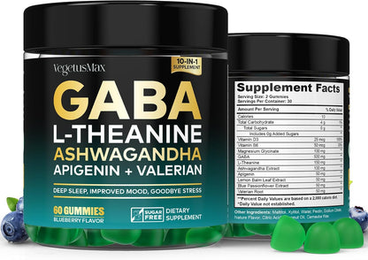 Gominolas GABA 500mg con L-Teanina, Ashwagandha y Magnesio – 60 Gominolas – Image 8