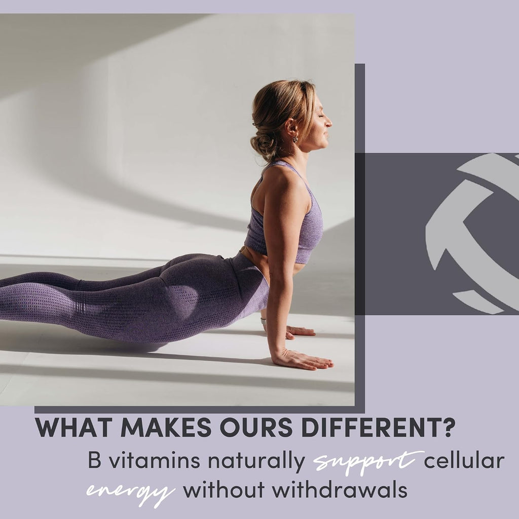 Tranont Focus Complejo B - Claridad Mental, Energía y Salud Inmunológica con Lion's Mane y Té Verde - Vegano, Sin Gluten - 90 Cápsulas