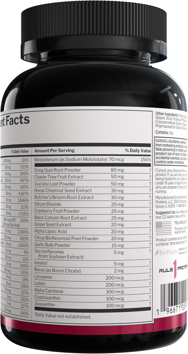 Rule 1 Proteins Women's Multi - Multivitamínico para Mujeres, 60 Comprimidos