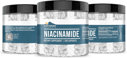 Earthborn Elements Niacinamida (Vitamina – Piel y mucosas: Ayuda a mantener la piel y las mucosas en condiciones – Image 4