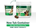 PetNC Natural Care - Masticables blandos Pre y Probióticos para perros sabor hígado y queso, 120 unidades
