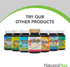 NaturesPlus Animal Parade KidGreenz – Superalimento infantil sabor tropical – 90 comprimidos masticables