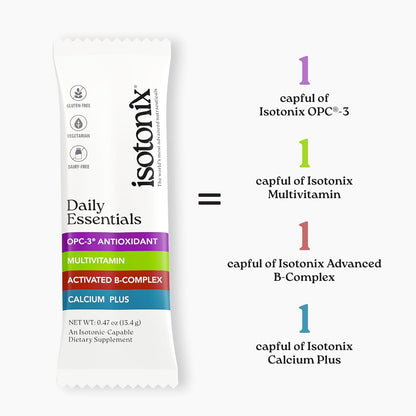 Isotonix Daily Essentials Multivitamínico en – Ácido fólico y vitamina B12 activa: Formas biodisponibles que – Image 4