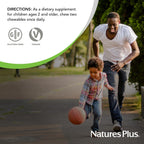 NaturesPlus Animal Parade Gold Multivitamínico Infantil – 120 Comprimidos Masticables Sabor Uva (Pack de 2)