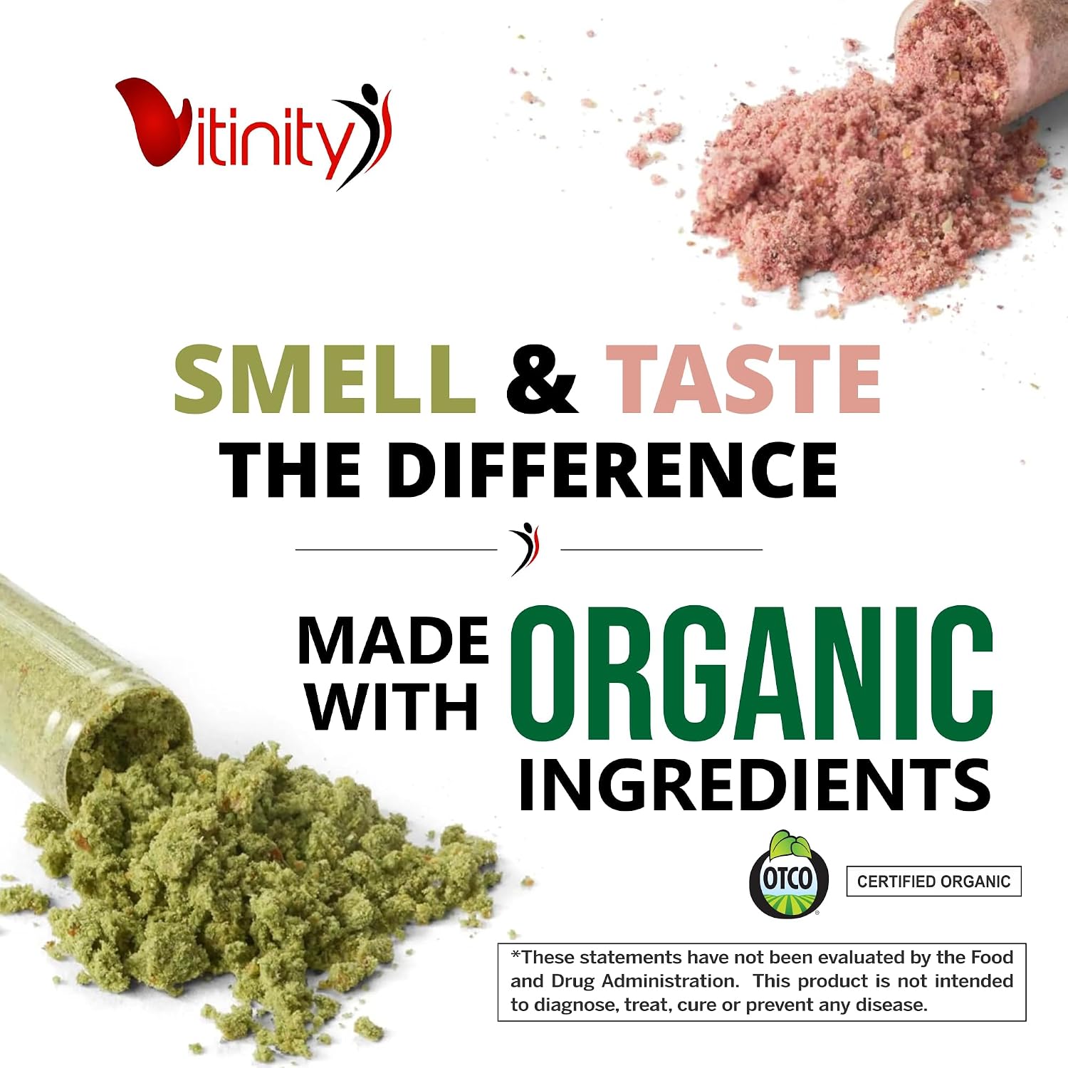 Made with Organic Fruits & Veggies Capsules - Superfood Supplement for Women & Men (30-Day Supply)