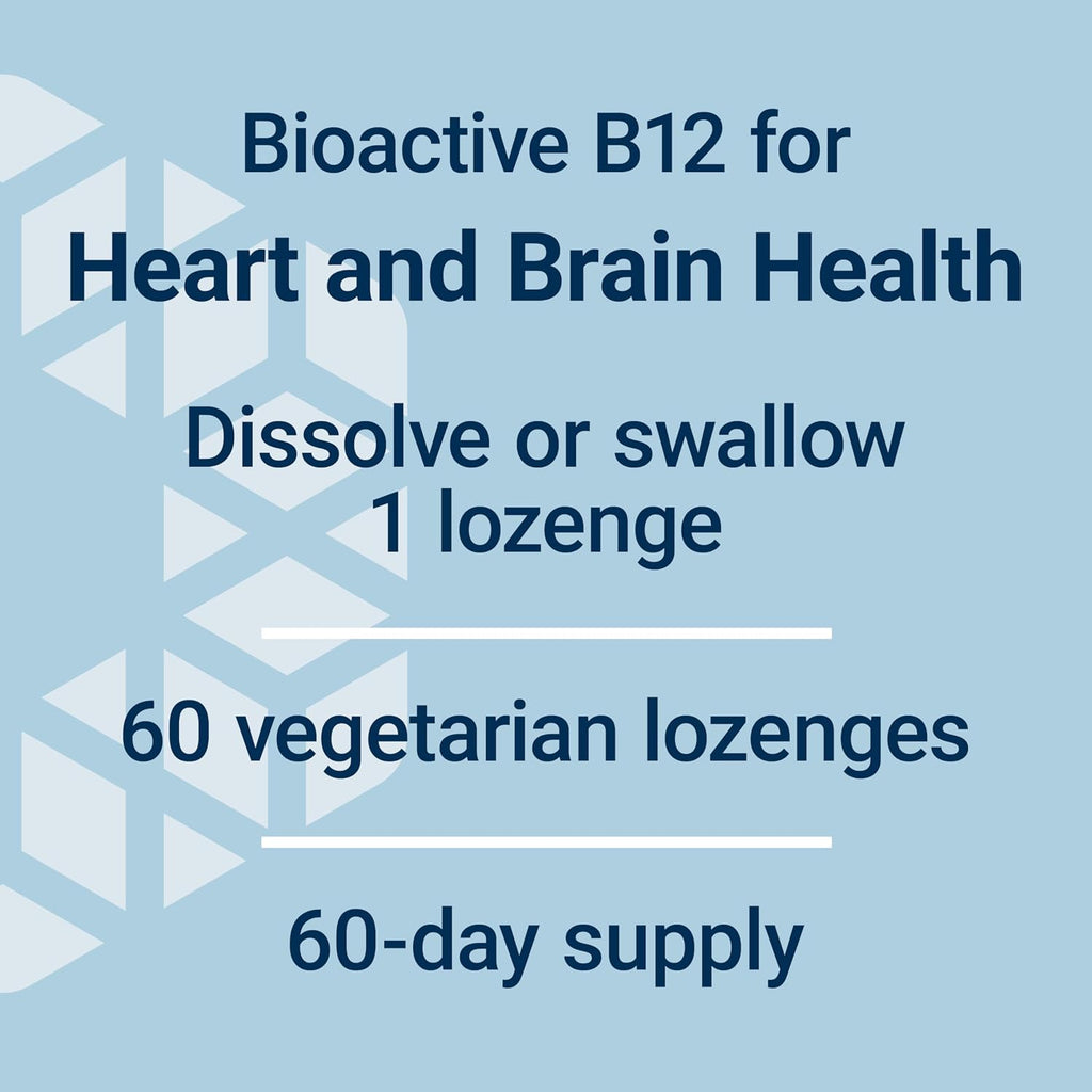 Vitamina B12 Metilcobalamina 1 mg, 60 Comprimidos Sublinguales - Life Extension