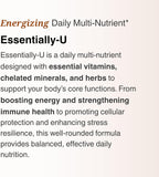 Utzy Naturals Essentially-U Multi-Nutrient | Whole Food Antioxidants + Chelated Minerals for Everyday Health | 180 Capsules