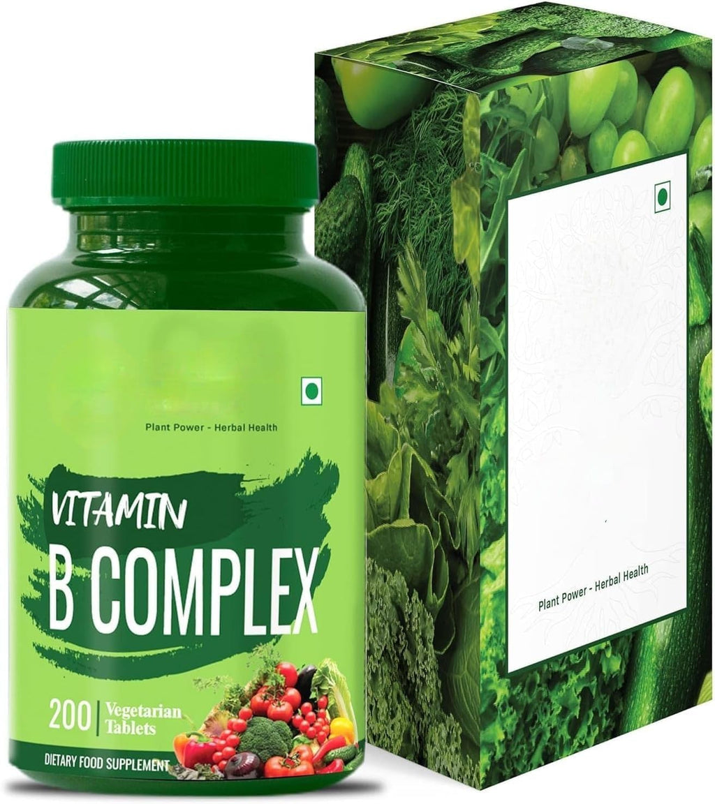 Complejo B 100% CDR - 200 Comprimidos - Suplemento de Vitaminas B1, B2, B3, B5, B6, B7, B9, B12