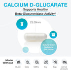 XYMOGEN Calcium D-Glucarate – 90 Vegan Capsules