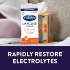 Pedialyte con Apoyo Inmunológico, Polvo de Electrolitos con Vitamina C y Zinc, Hidratación Avanzada, Sabor Punch de Frutas, 24 Sobres