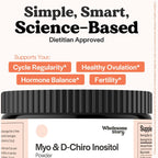 Myo-Inositol y D-Chiro Inositol en Polvo para Mujeres | Ratio 40:1 | 90 Porciones | Wholesome Story