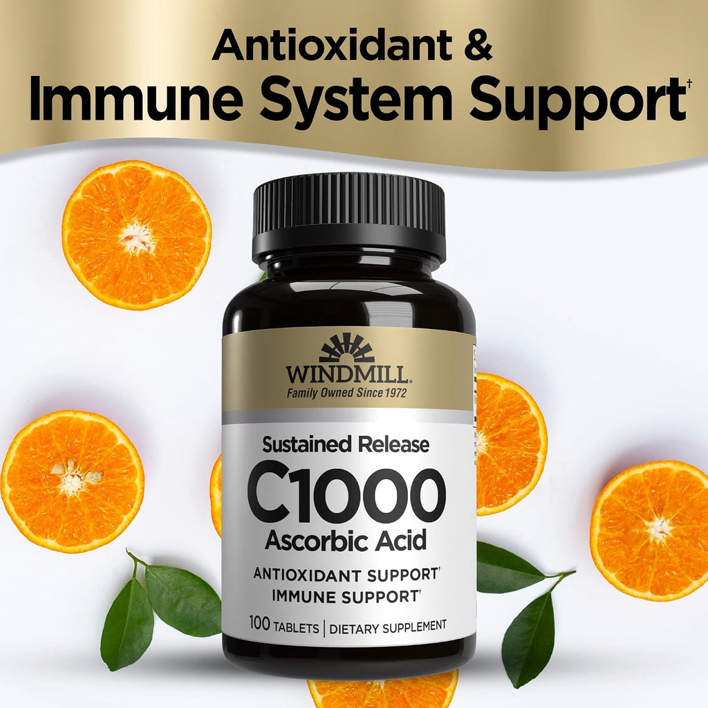 Windmill Vitamina C-1000 Comprimidos de Liberación Sostenida