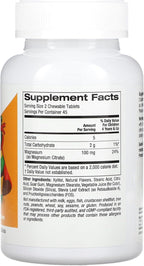 California Gold Nutrition Magnesio Masticable para Niños, Sabor Cereza, 90 Comprimidos Vegetarianos (50 mg por Comprimido)
