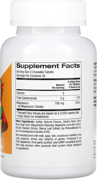 California Gold Nutrition Magnesio – Sin azúcar añadido: Endulzado con xilitol, un edulcorante natural que no daña – Image 2