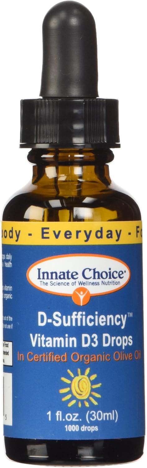 Innate Choice D Sufficiency Vitamina D3 Líquida, 30 ml